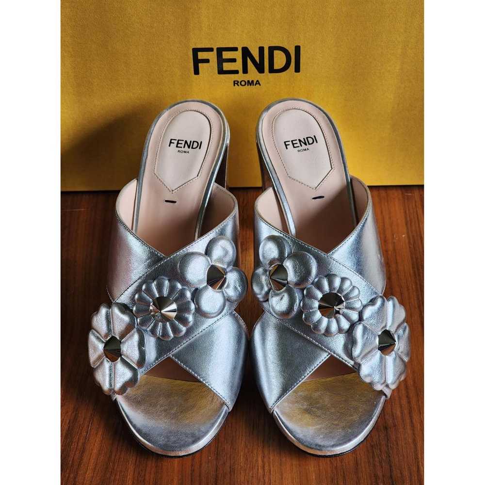 Fendi Leather sandal - image 2