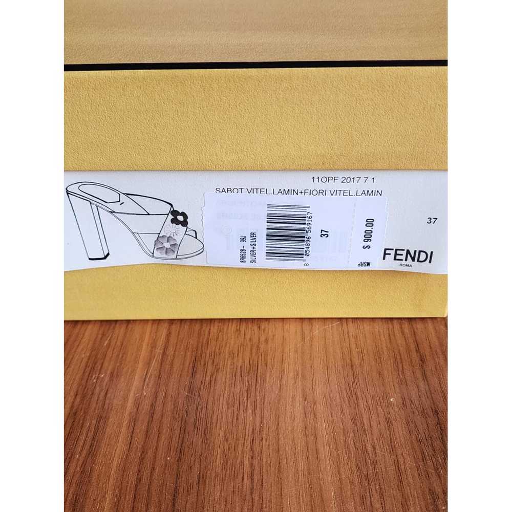 Fendi Leather sandal - image 9