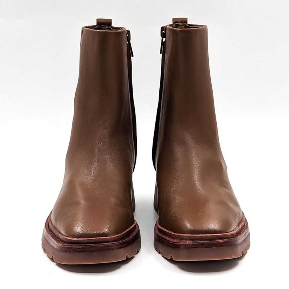 Vince Women Remi Water Repellent Brown Leather Bo… - image 2