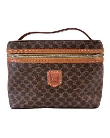 Celine Elegant Brown Canvas Handbag for Women