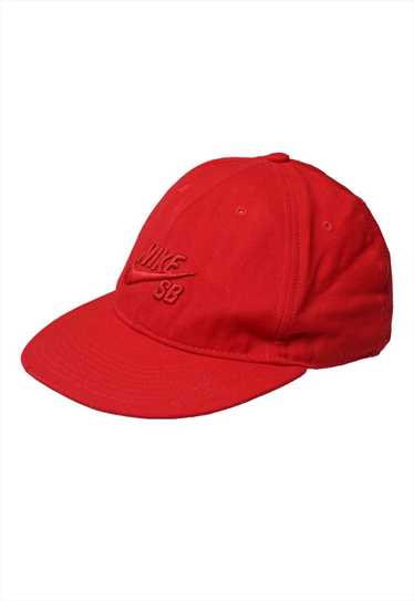 Vintage Nike SB Red Snapback Cap Womens