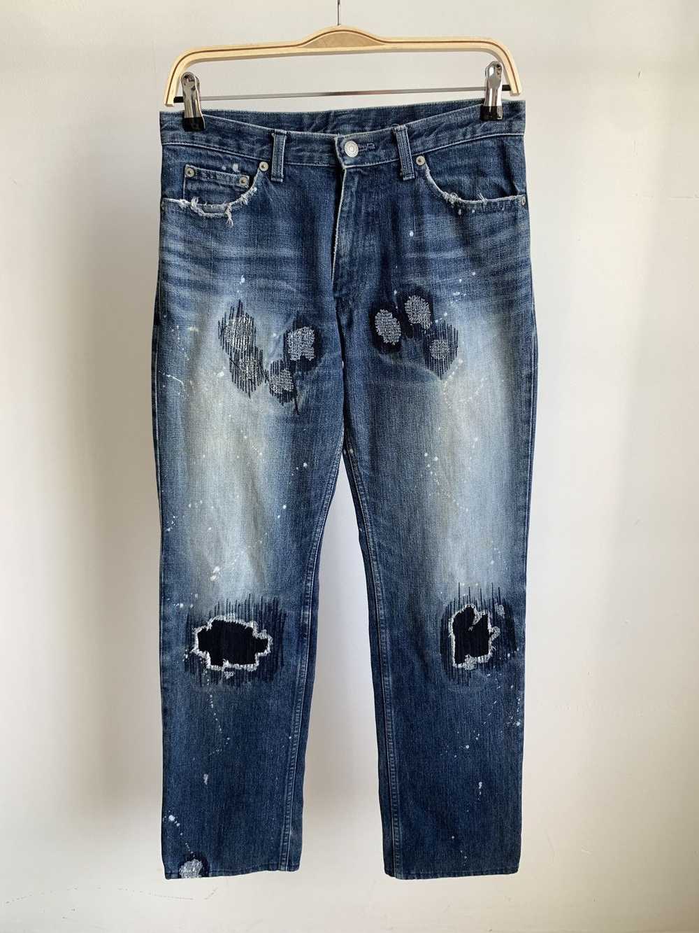 Designer × Distressed Denim × Japanese Brand Numb… - image 1