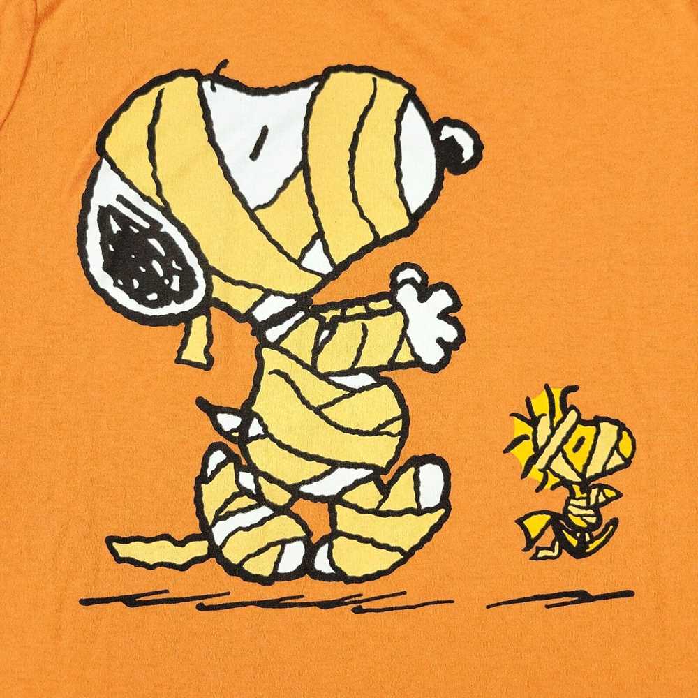 Peanuts Peanuts Shirt Women's XL Orange Snoopy Wo… - image 2