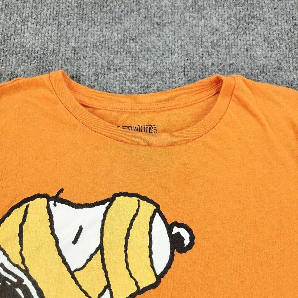 Peanuts Peanuts Shirt Women's XL Orange Snoopy Wo… - image 3