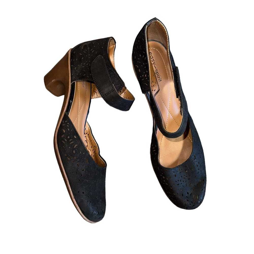 easy~spirit Cindie Mary Jane black Heels size 8.5 - image 1