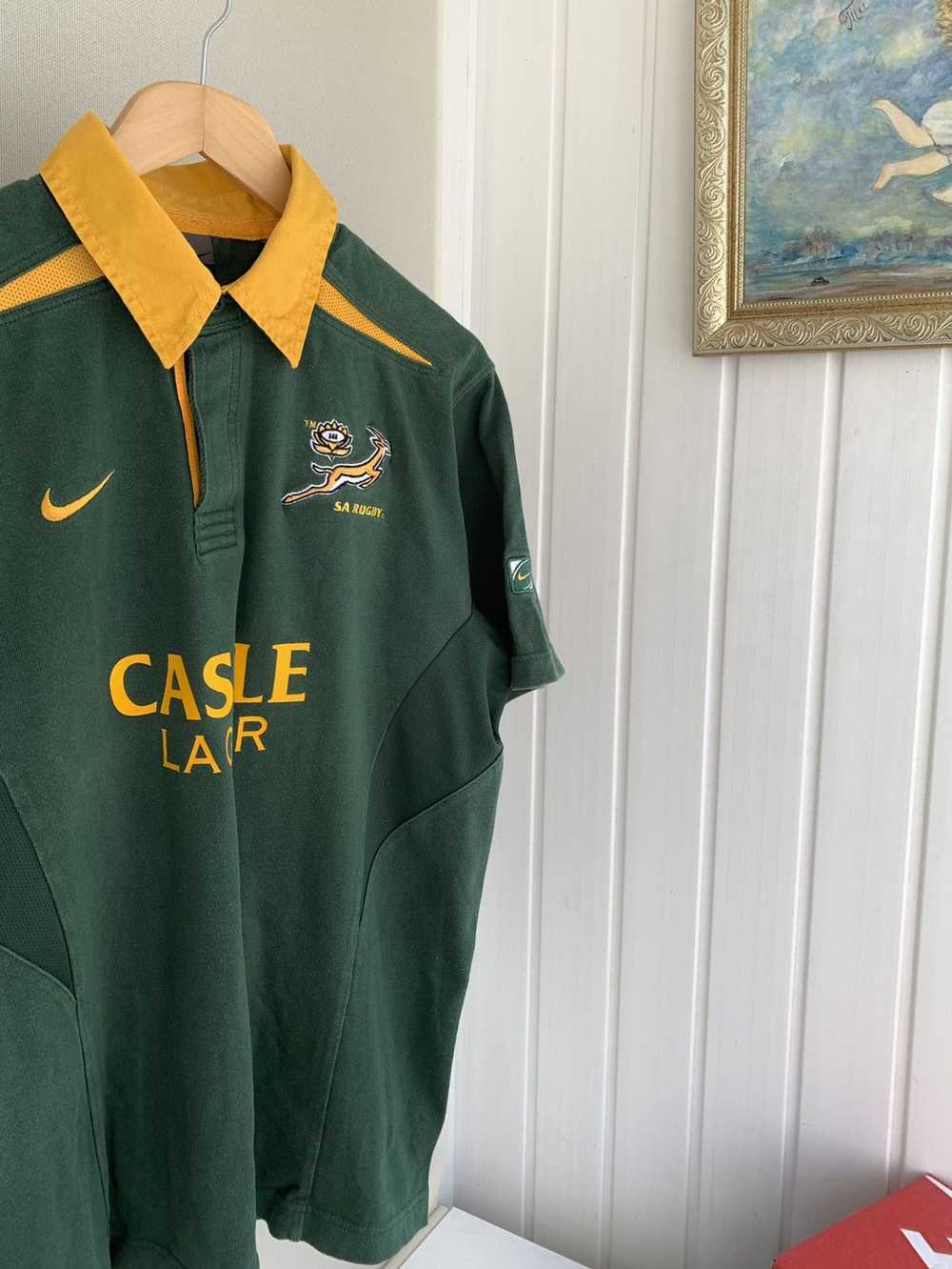 Jersey × Nike × Vintage Nike South Africa Rugby V… - image 2