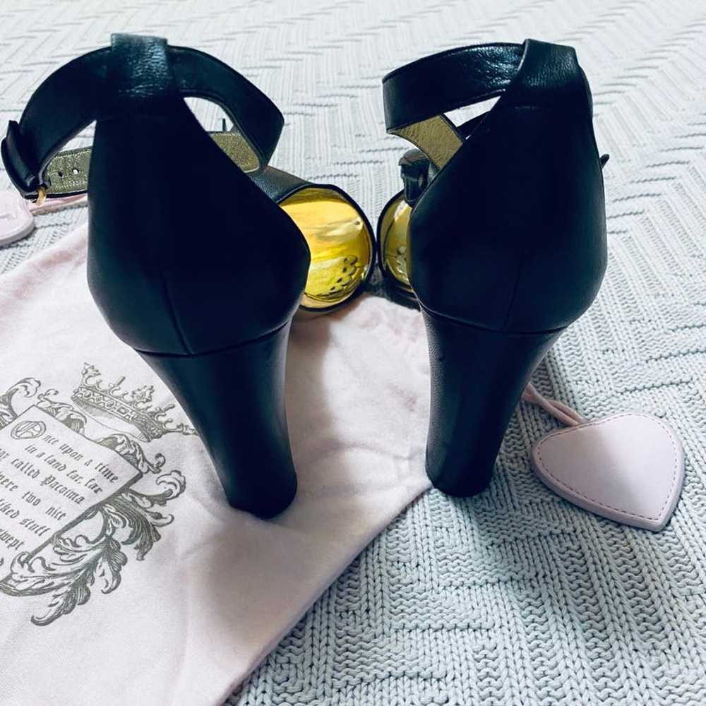 Juicy Couture black tassel Erica heels - image 5