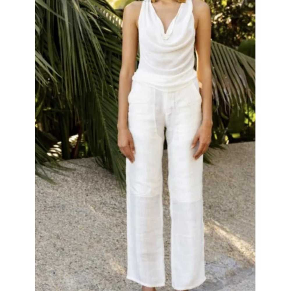 Savannah Morrow Linen straight pants - image 3