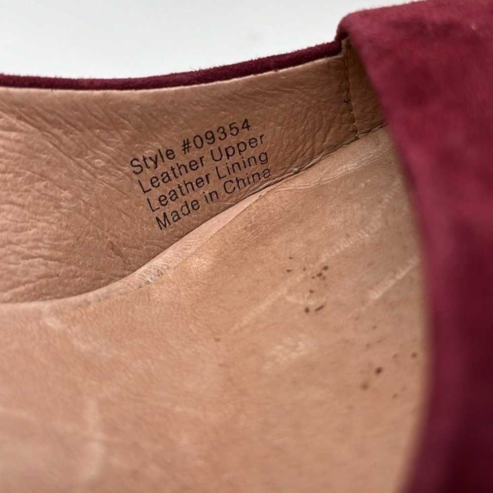 Madewell The Mira Suede Leather Heels in Plum Win… - image 12