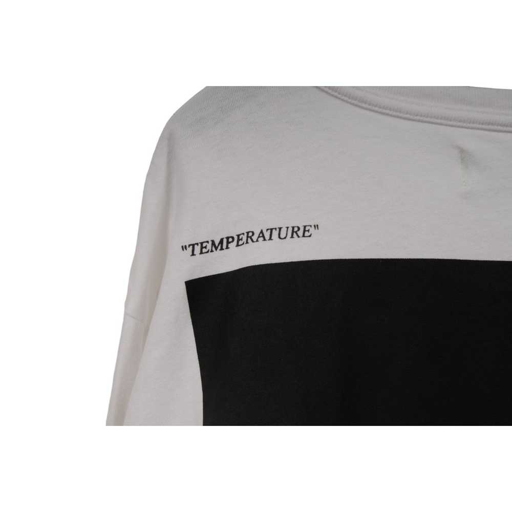 Off-White T Shirt Temperature Diagonal White Black - image 6