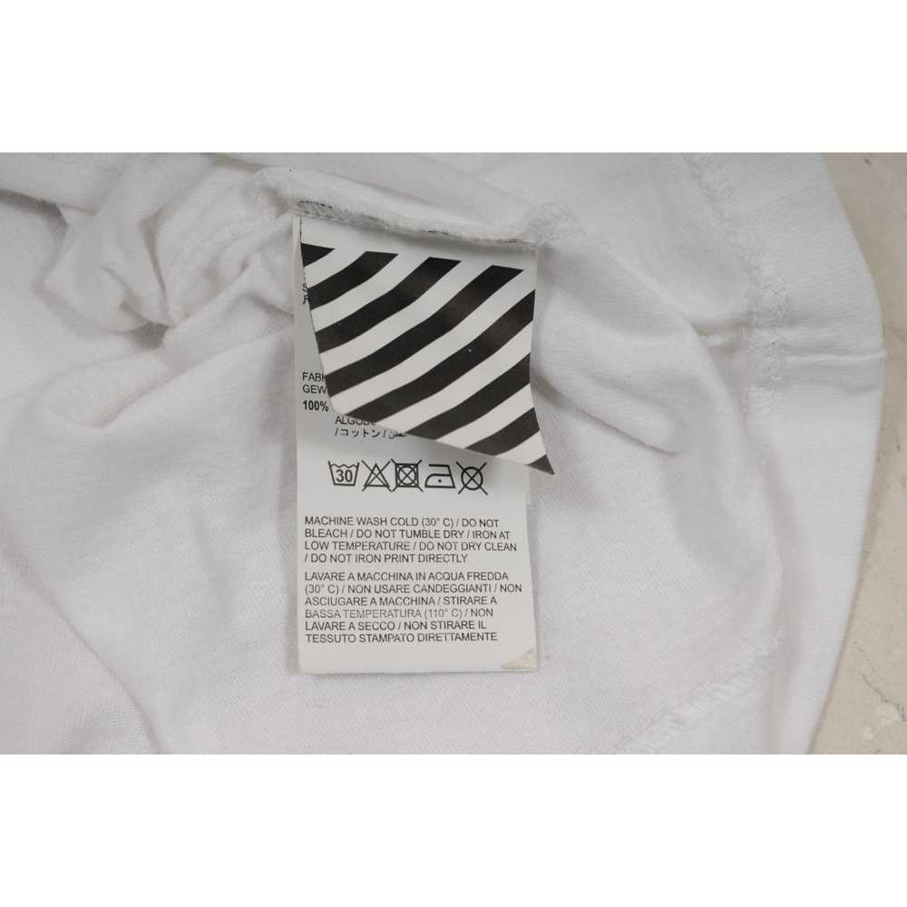 Off-White T Shirt Temperature Diagonal White Black - image 8