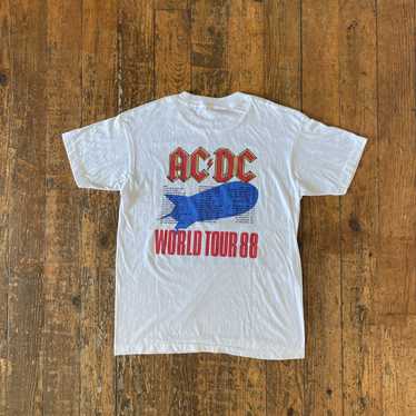 Ac/Dc × Band Tees × Screen Stars Very rare ACDC 1… - image 1