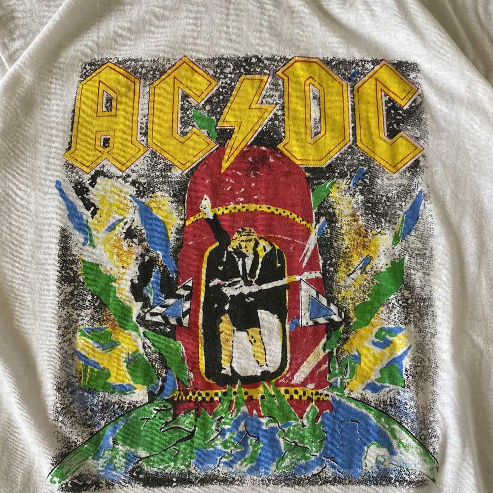 Ac/Dc × Band Tees × Screen Stars Very rare ACDC 1… - image 7