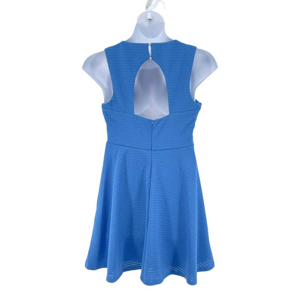 Lulus Blue Skater Dress Open Back XL - image 2