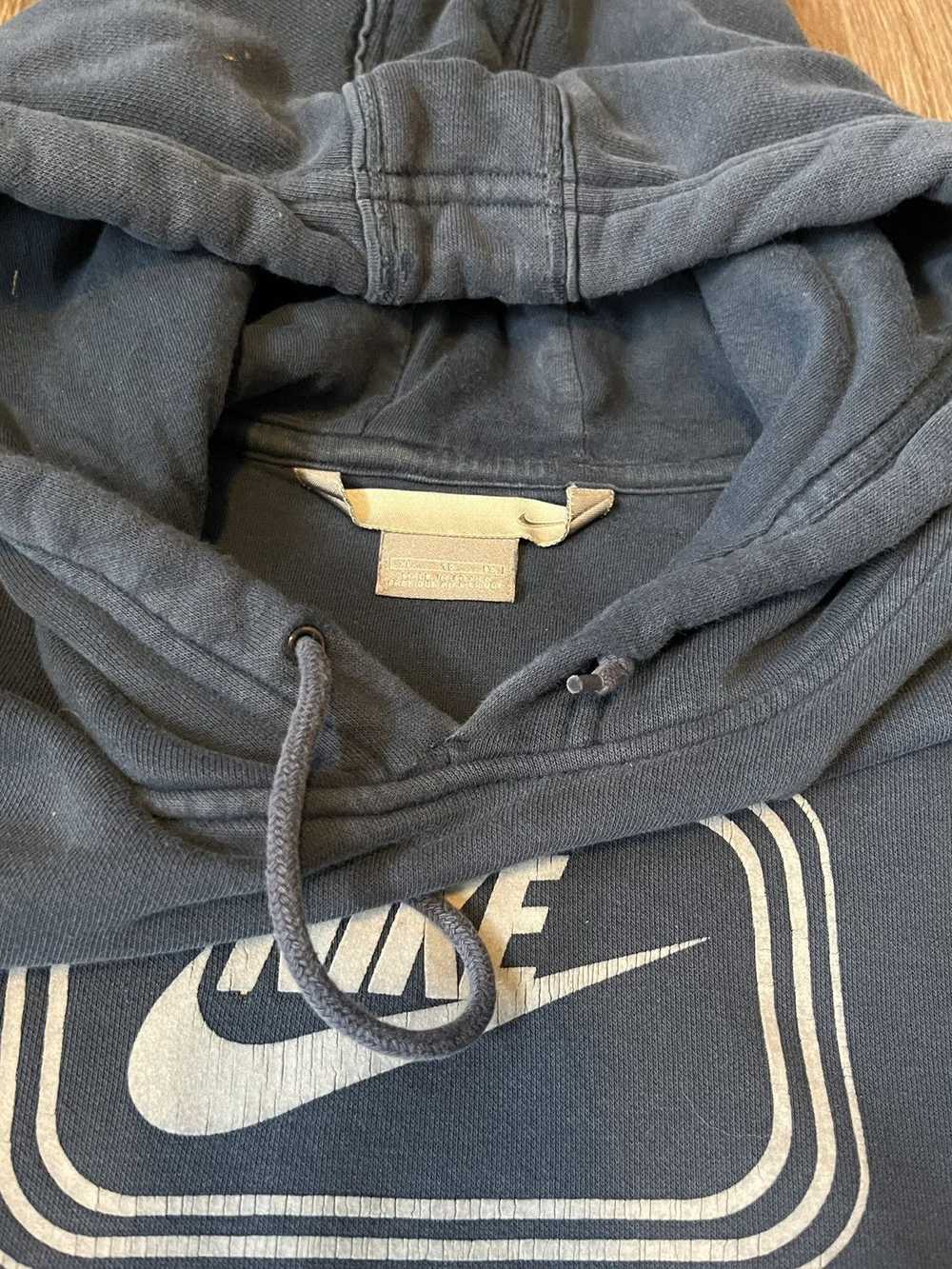 Nike × Vintage Y2k Navy Nike Hoodie - image 3