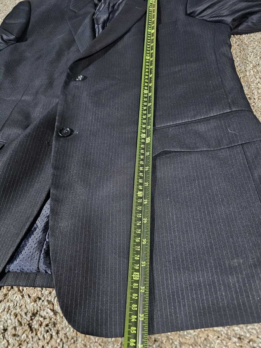 Alfani ALFANI for MACYs 46R Wool Silk Pinstripe 2… - image 5