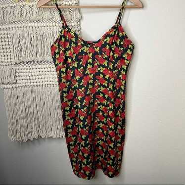 Urban Outfitters Rose Print Dress Small