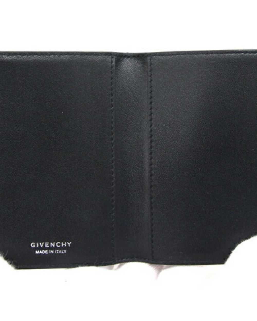 Givenchy Elegant Black PVC Leather Card Case for … - image 3