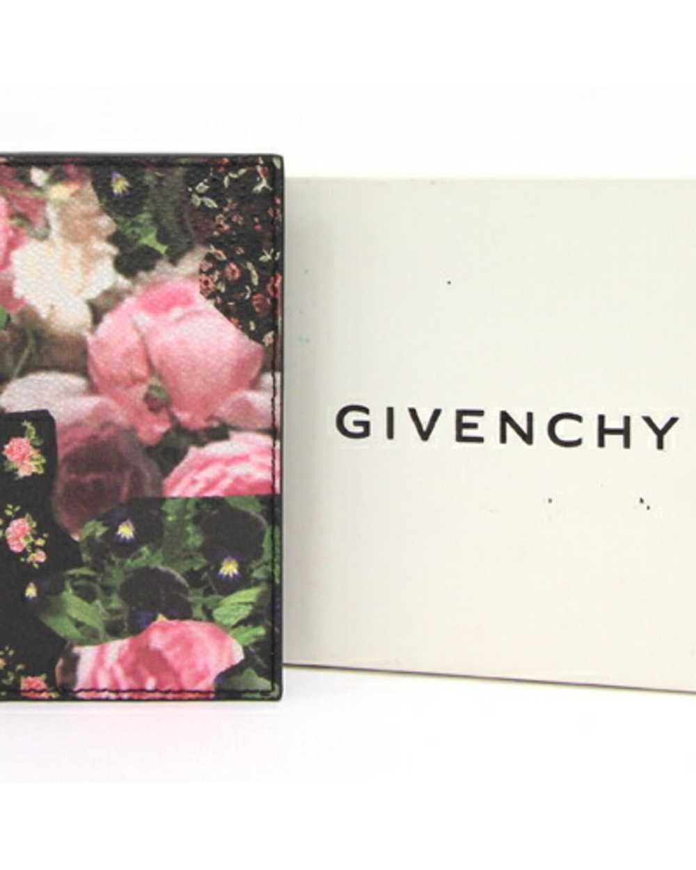 Givenchy Elegant Black PVC Leather Card Case for … - image 4