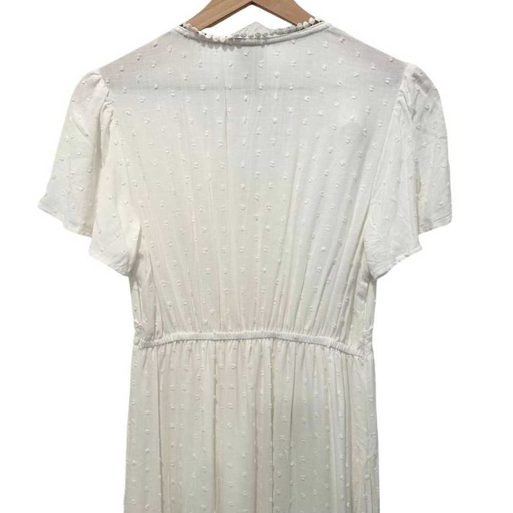 NWOT Knox Rose Short Sleeve V-Neck Maxi Dress Whi… - image 10