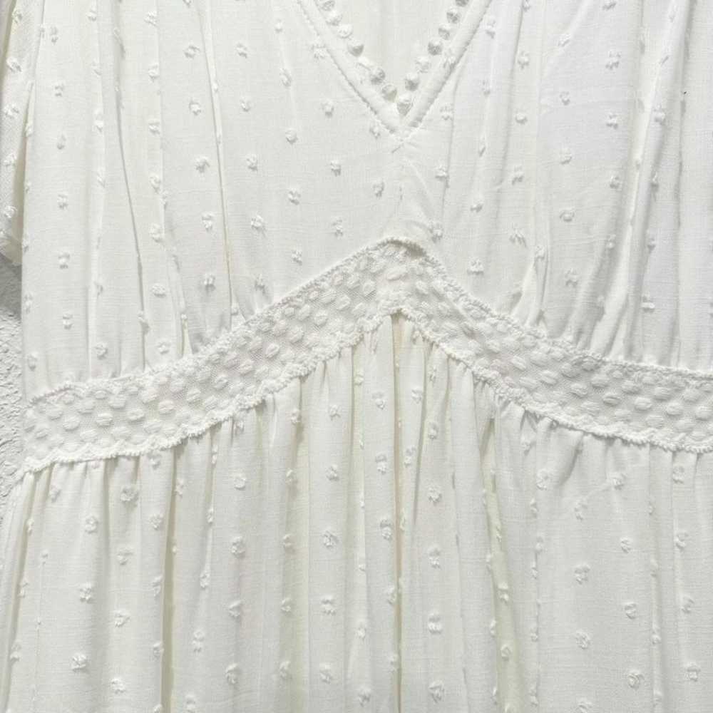 NWOT Knox Rose Short Sleeve V-Neck Maxi Dress Whi… - image 7