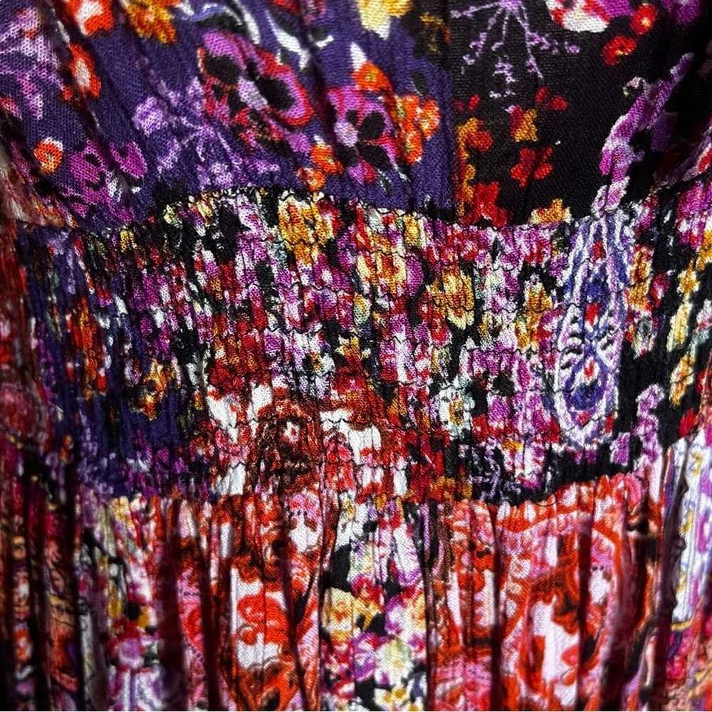 Raga Paisley Floral Maxi Dress Size M - image 6