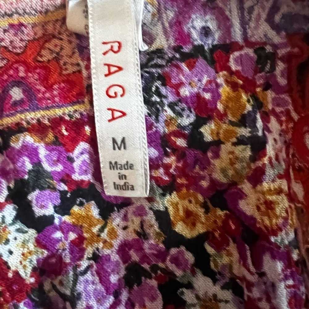 Raga Paisley Floral Maxi Dress Size M - image 8