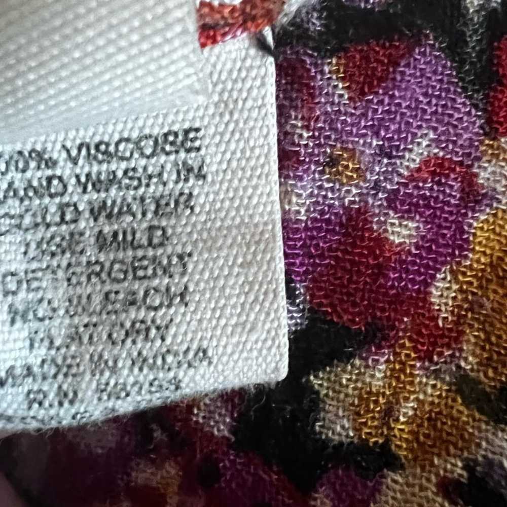 Raga Paisley Floral Maxi Dress Size M - image 9