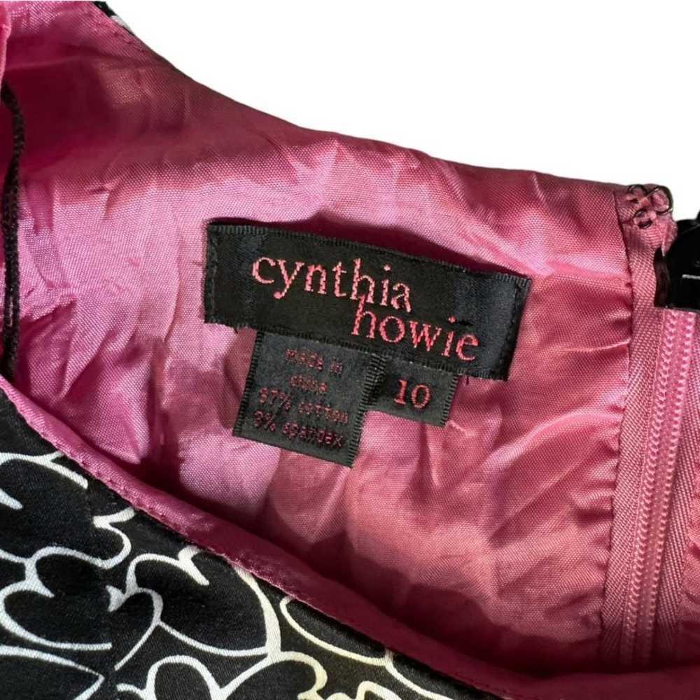 Cynthia Howie Woman's Size 10 Midi Dress Fit Flar… - image 7