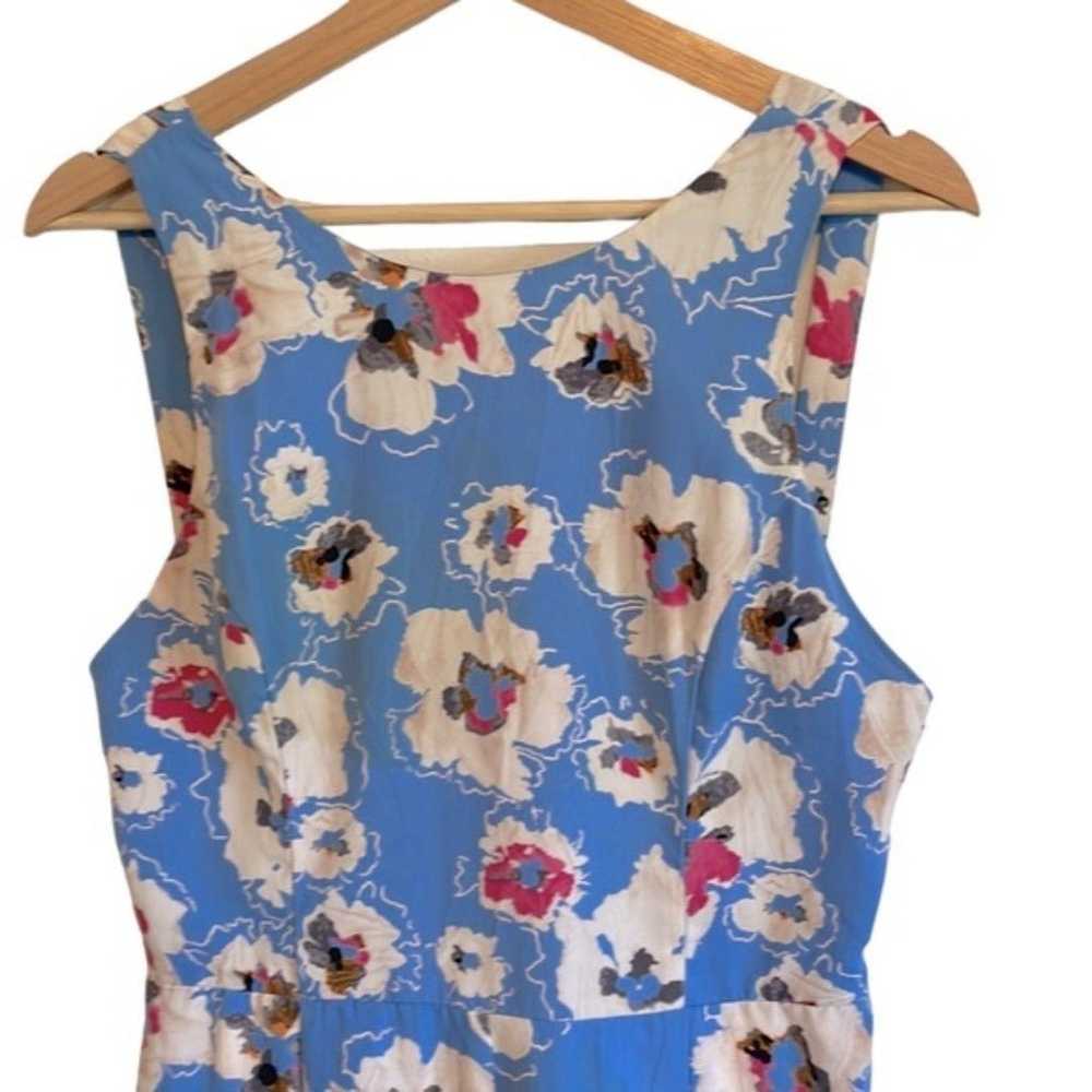 ASTR The Label Sleeveless Tie Back Pleated Floral… - image 3