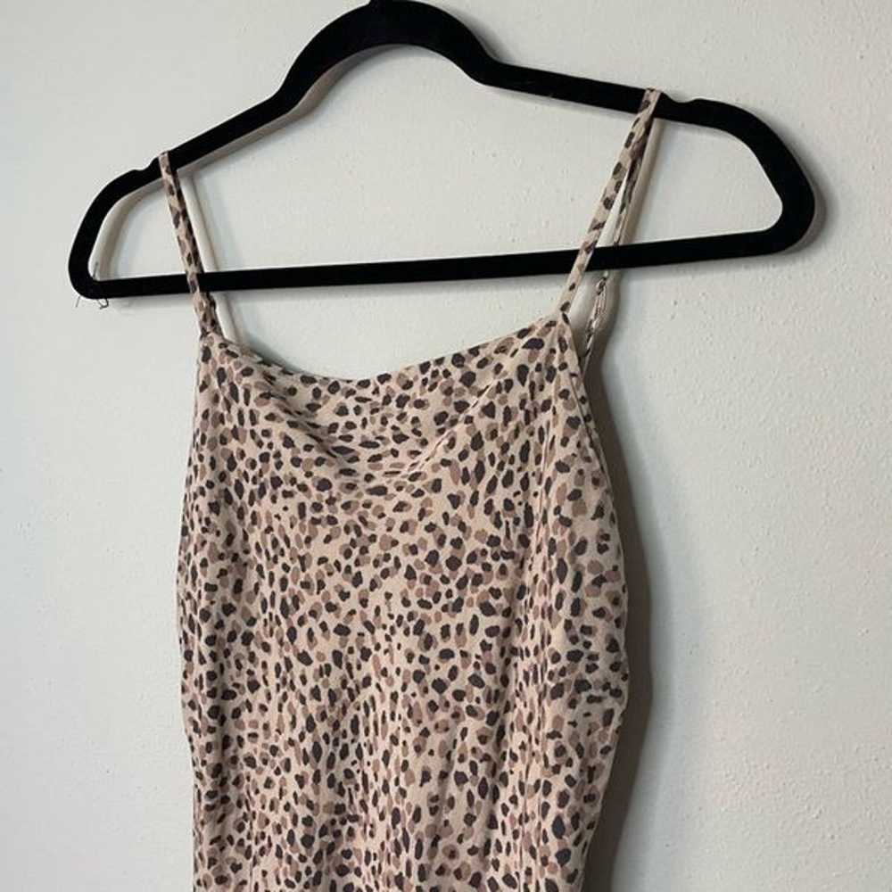 Abercrombie and Fitch Square neck mini cheetah dr… - image 12