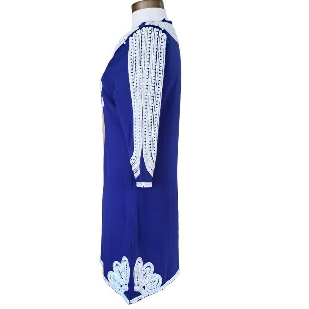 Camilla Tree Royal Blue Embroidered Tunic Dress 3… - image 3
