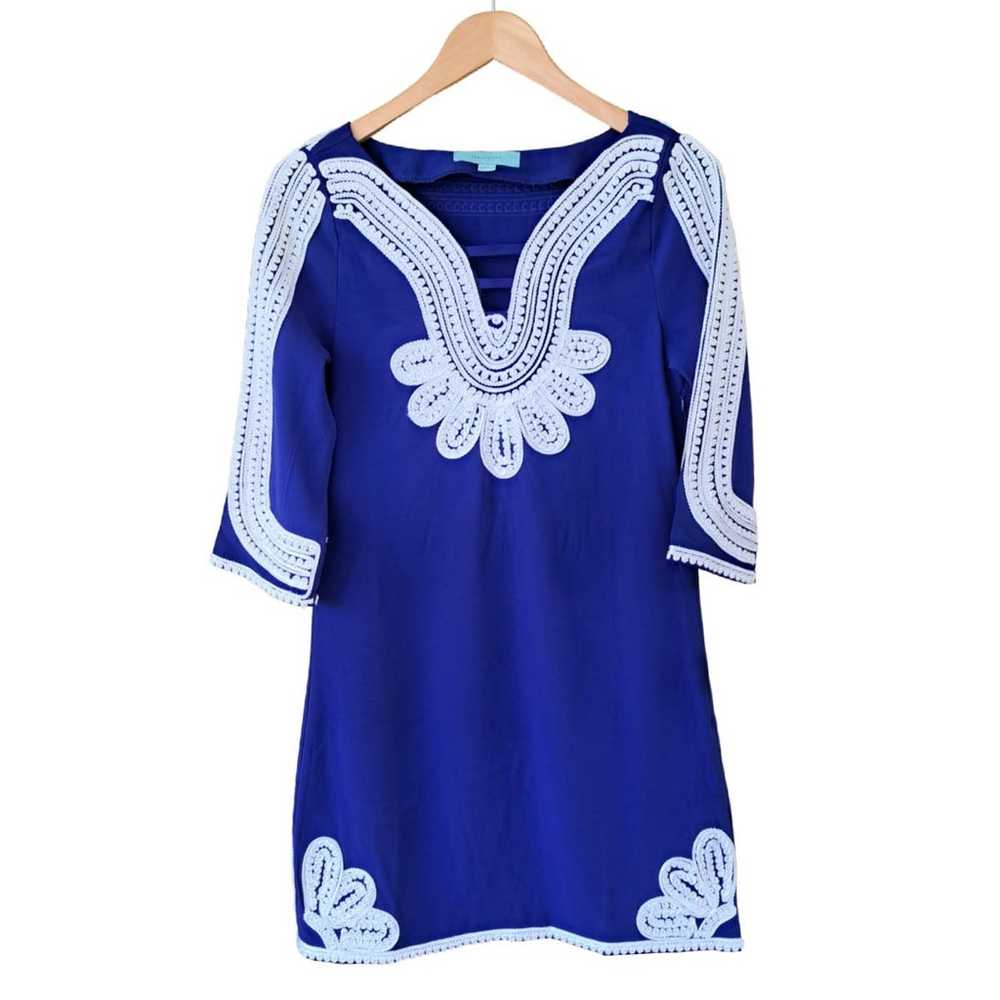 Camilla Tree Royal Blue Embroidered Tunic Dress 3… - image 6