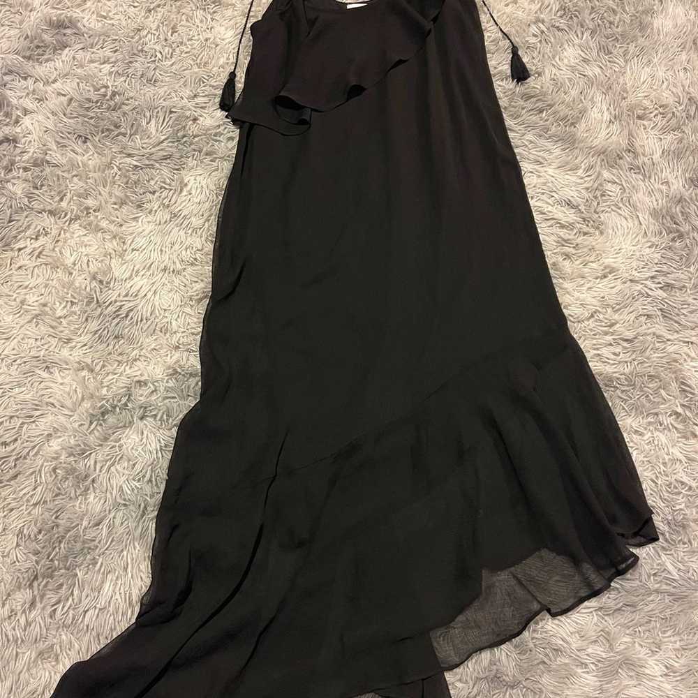 Xhilaration Long Black Maxi String Dress - image 1