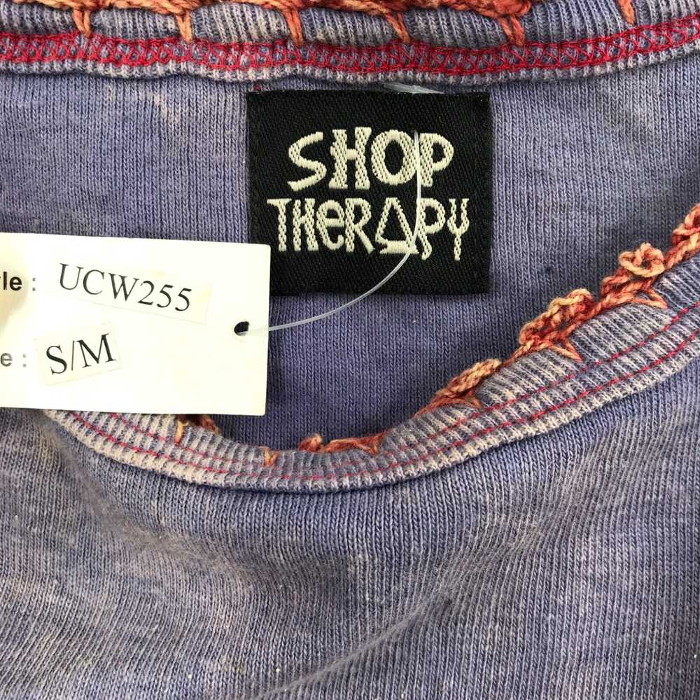 Vintage Shop Therapy Womens S/M Purple Spaghetti … - image 2