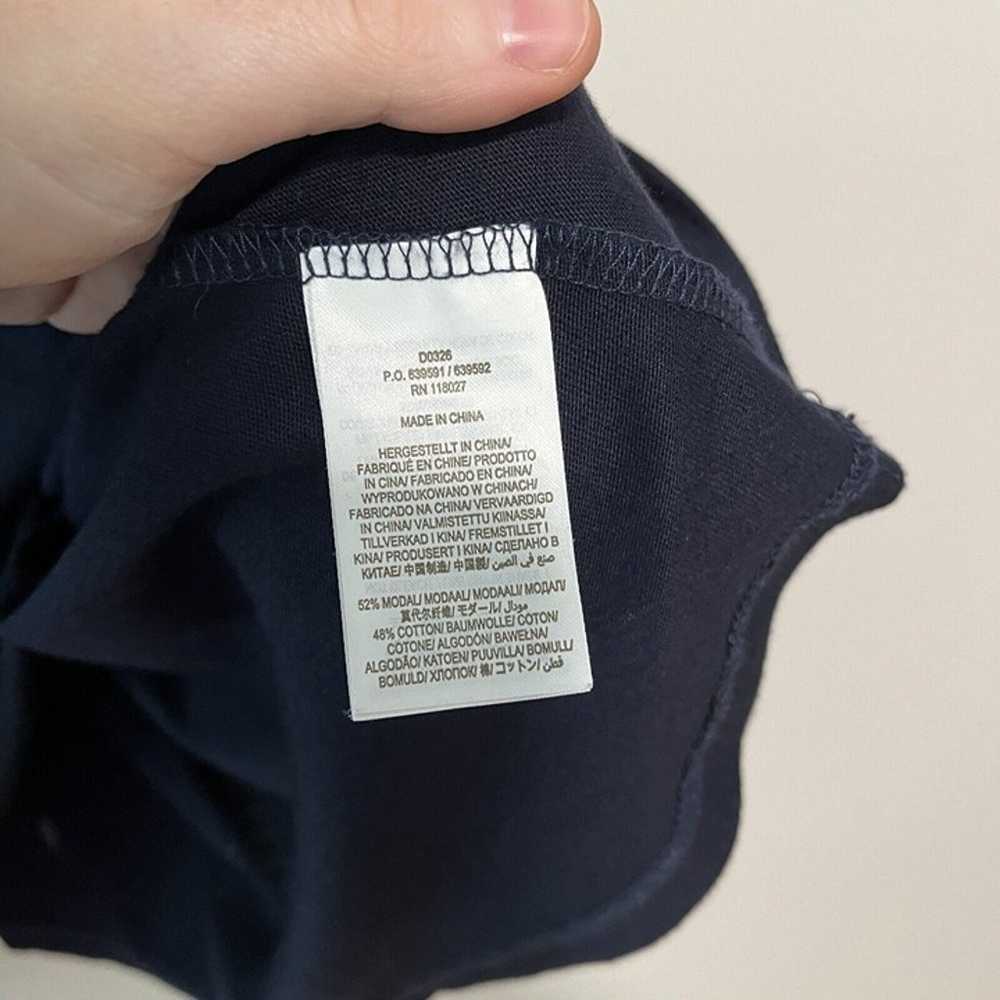 Boden Navy Blue Mini Jersey Shirt Dress Size 2R - image 4