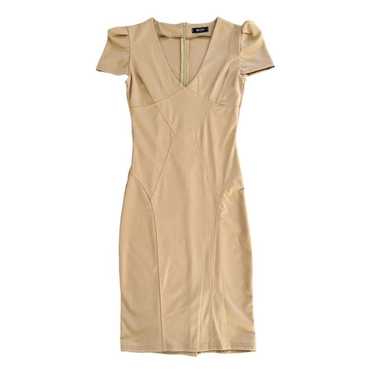 Abody Tan Short Sleeve Midi Dress - image 1