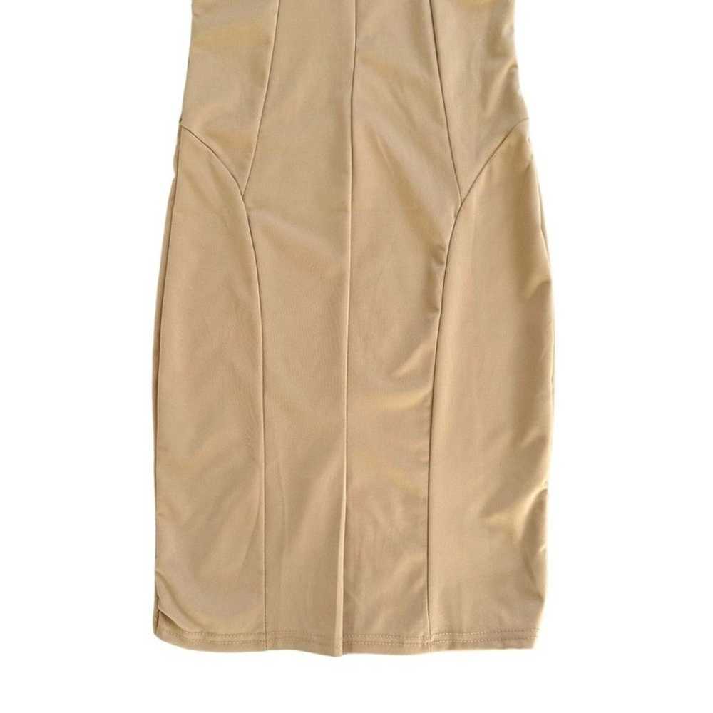 Abody Tan Short Sleeve Midi Dress - image 6