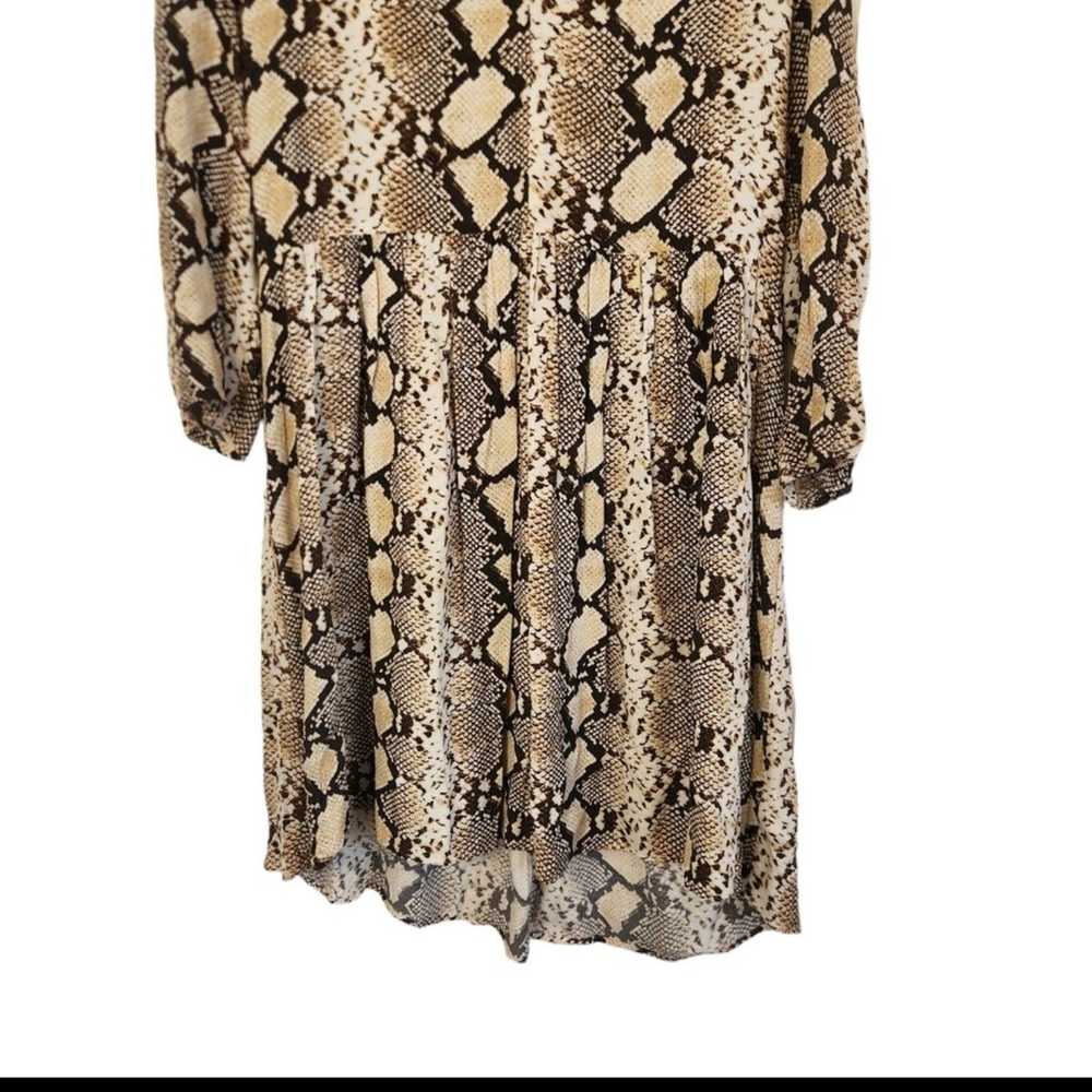 Maeve by Anthropologie Juno Snake Print Dress in … - image 4