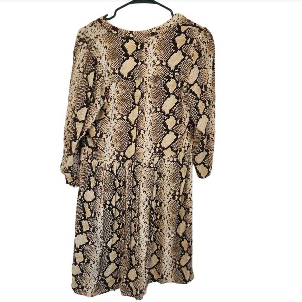 Maeve by Anthropologie Juno Snake Print Dress in … - image 6