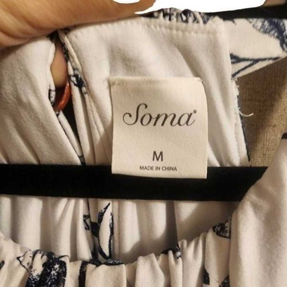 Soma Villa Vine Swing Bra Dress Super Soft With P… - image 2