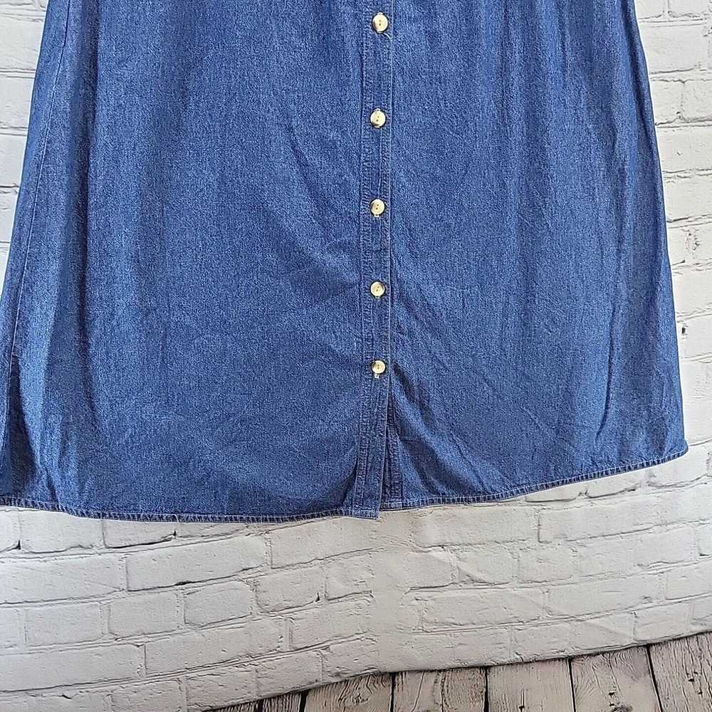 Vintage Koret Vintage Denim Skirt womens Sz 18 Fu… - image 2