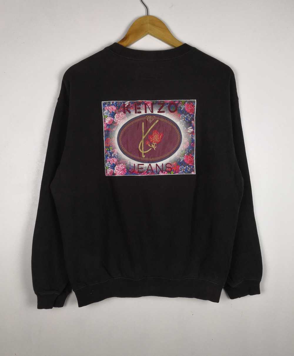 Vintage - Vintage 90s Kenzo Sweatshirt Big Logo K… - image 1