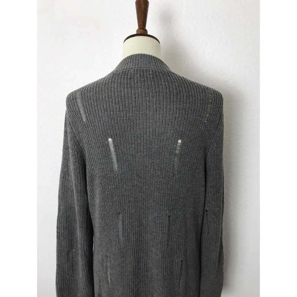 Mod X Sweater Dress Midi Asymmetric Distressed Cu… - image 10