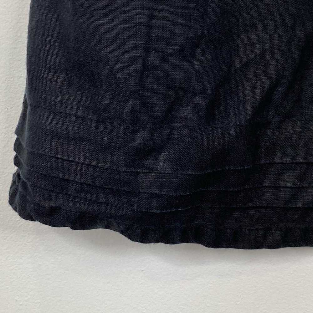 J Crew Linen Embroidered Drawstring Dress Wms 2 B… - image 6