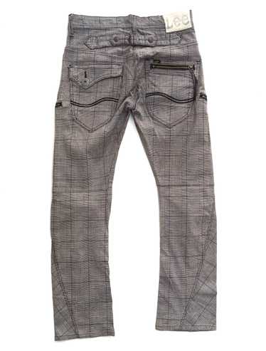 Lee - Japanese Brand Lee Checkered Tartan Punk Tr… - image 1