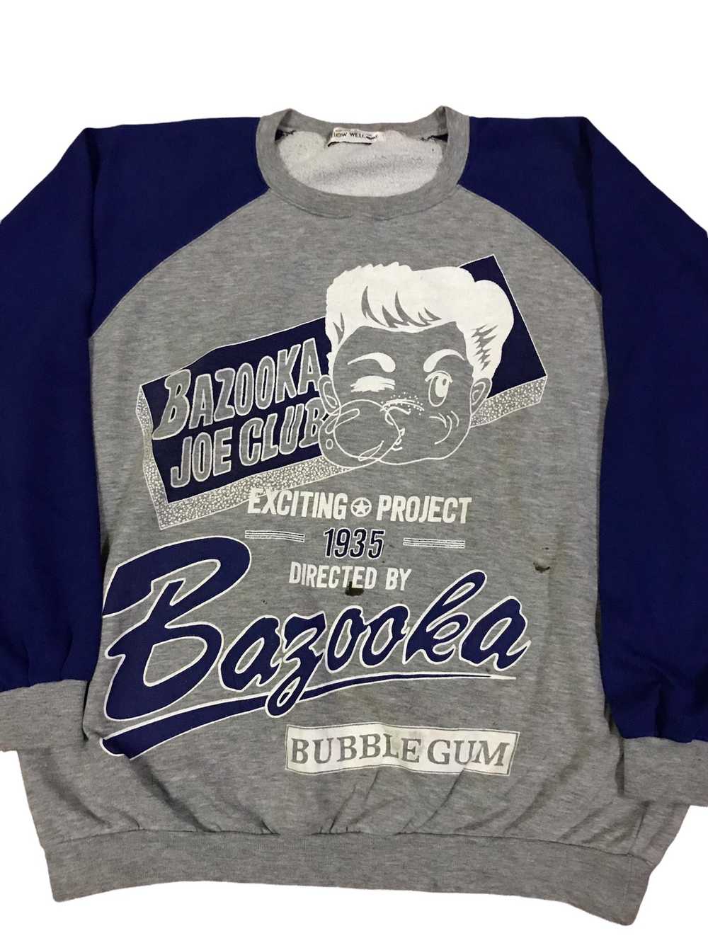 Vintage - Vintage Bazooka Joe Club Sport Sweatshi… - image 2