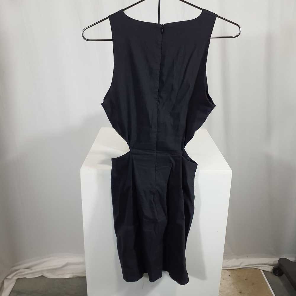 Zara Cutout Linen Blend Dress Size M - image 3