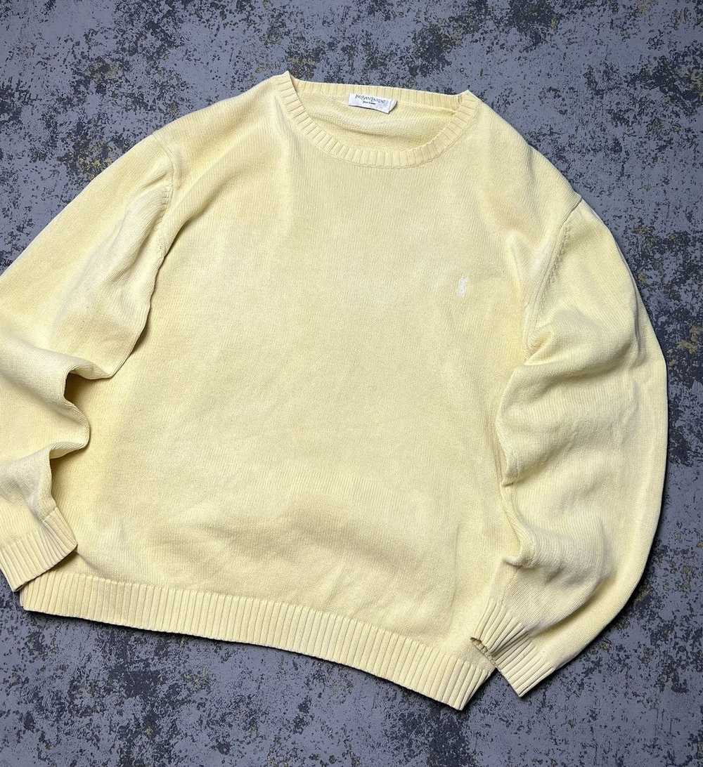 Streetwear × Vintage × Yves Saint Laurent Yellow … - image 1
