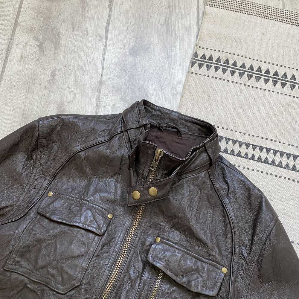 Avant Garde × Leather Jacket × Vintage Vintage Ho… - image 7